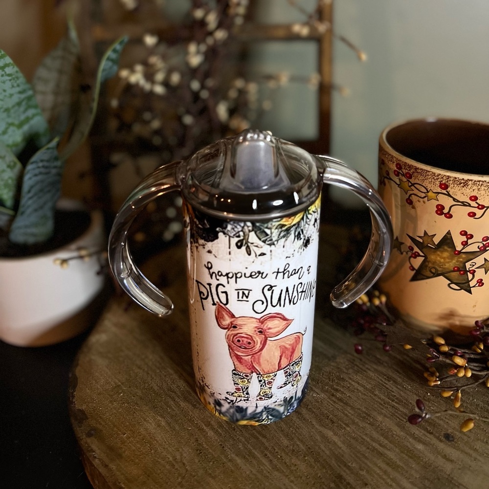 Pig In Sunshine Sippy Cup-